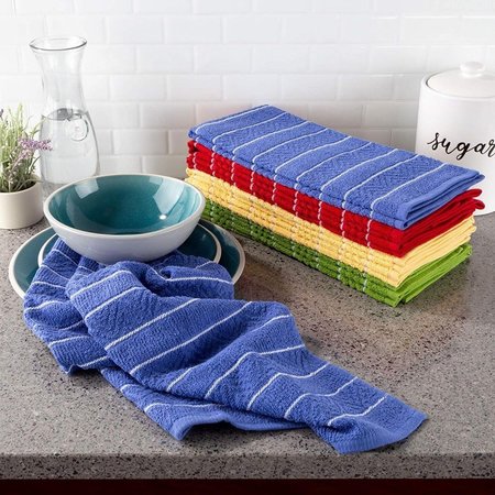 BEDFORD 16 x 28 in. Home Kitchen Towels; Multi-Color 69A-39253
